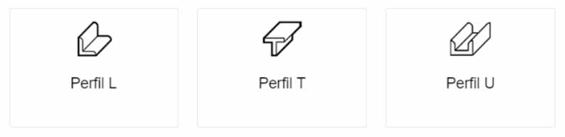 perfil de alumínio